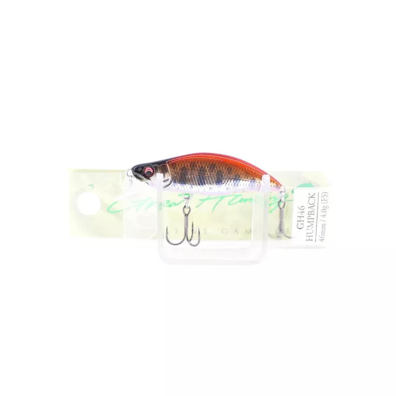 Megabass GH 46 Humpback FS Sinking Lure M Red Stream 2 (4215)
