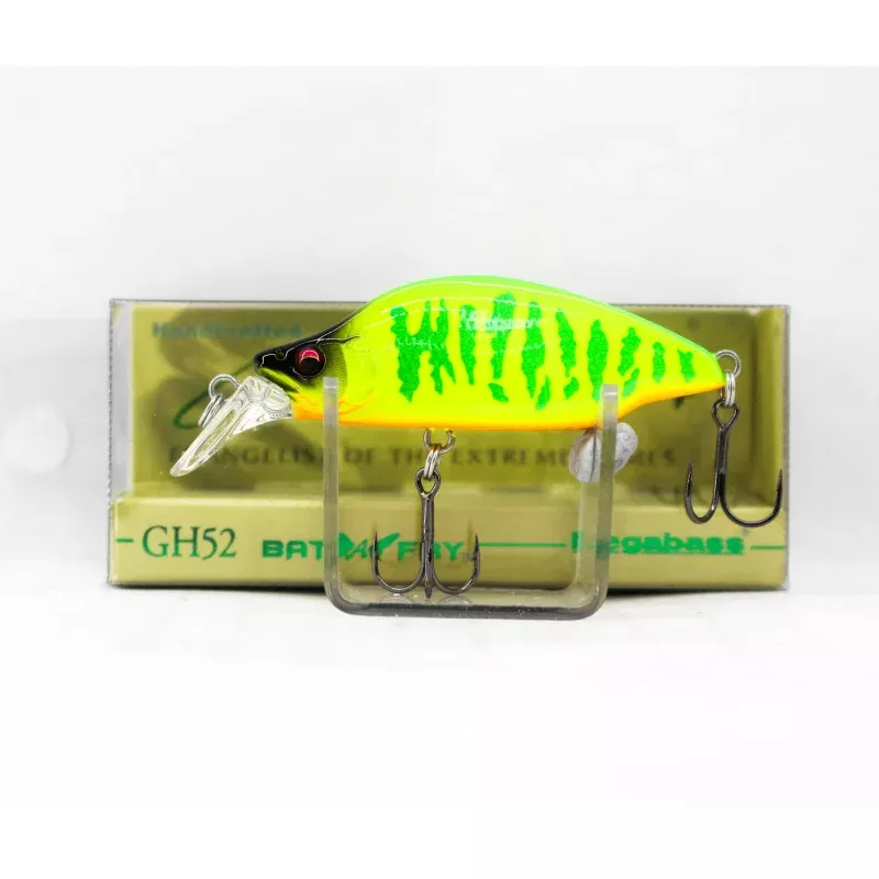 Megabass Great Hunting Butterfly GH52 Sinking Lure Lime Chart Tiger (0371)