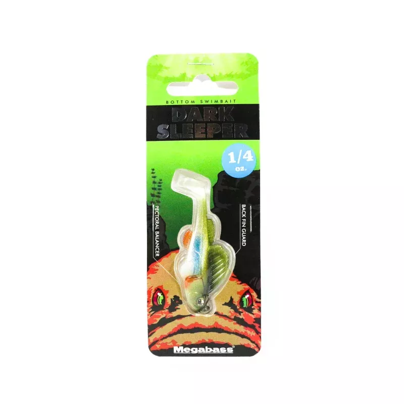 Megabass Soft Lure Dark Sleeper 2.4 Inch 1/4 oz Hanahaze (2499)