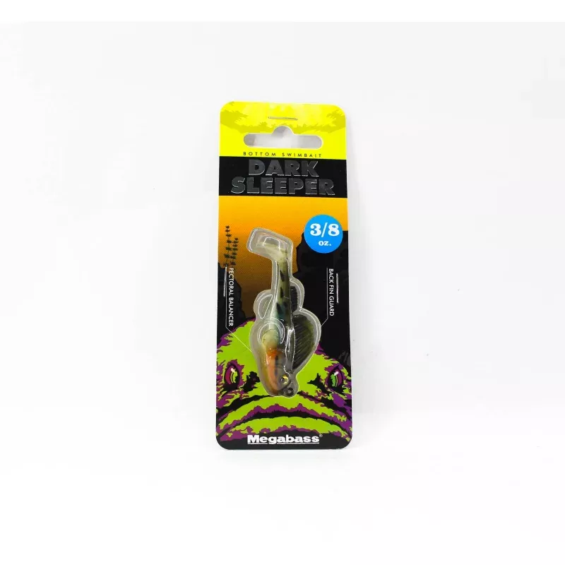 Megabass Soft Lure Dark Sleeper 2.4 Inch 3/8 oz Haze (2369)