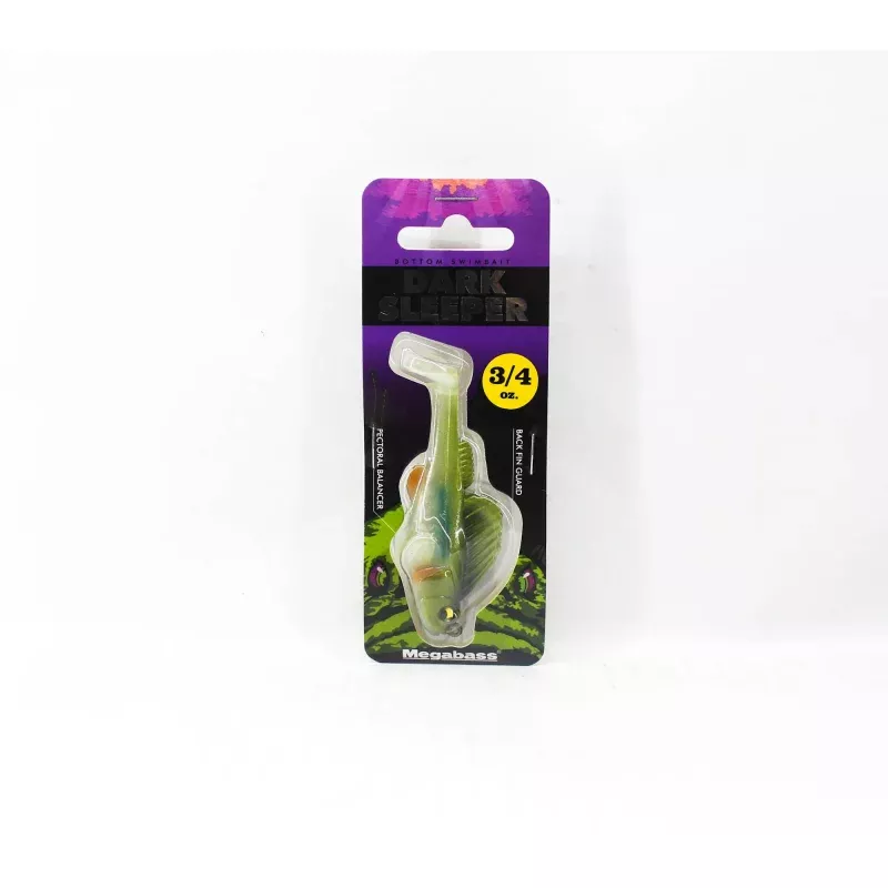 Megabass Soft Lure Dark Sleeper 3 Inch 3/4 oz Hanahaze (1219)