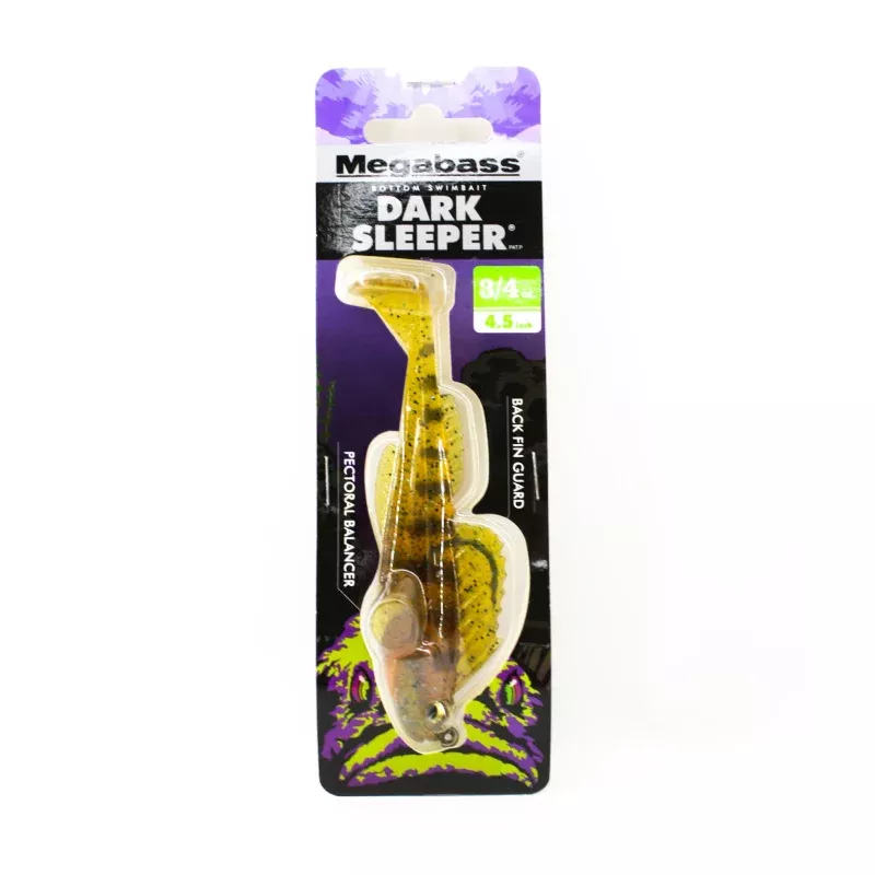 Megabass Soft Lure Dark Sleeper 4.5 Inch 3/4 oz Numachichibu (2763)