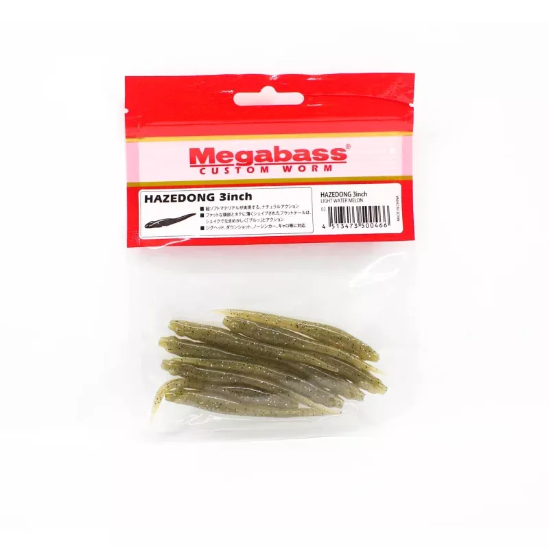 Megabass Soft Lure Hazedong 3 Inches Light Watermelon (0466)
