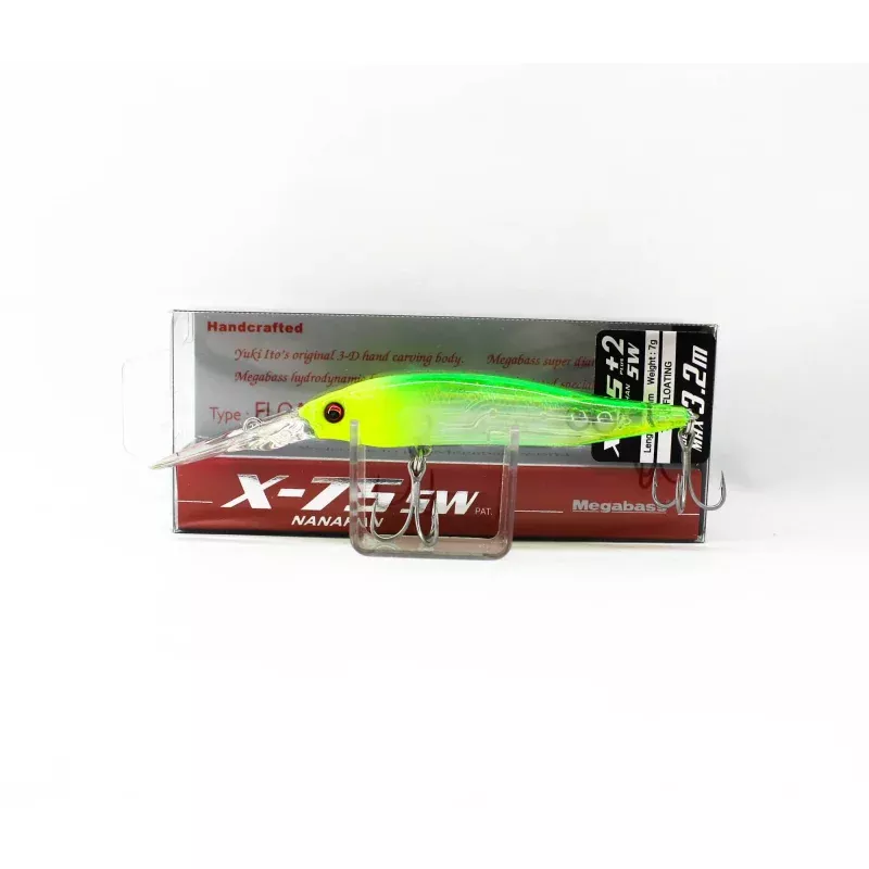 Megabass X-Nanahan +2 SW 75 mm 1/4 oz Floating Lure Chart Head (3777)