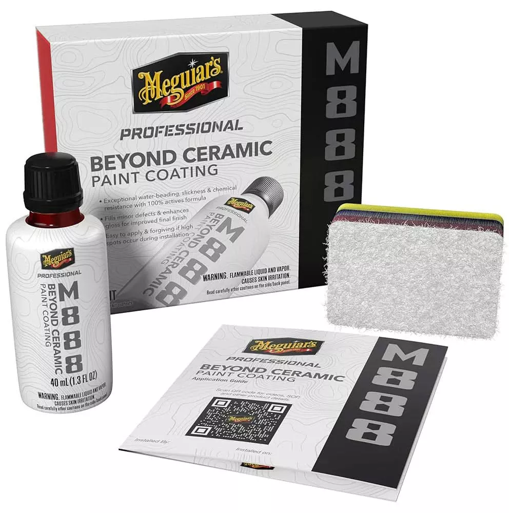 Meguiar’s Professional Beyond Ceramic Paint Coating M888 for Long-Lasting Car Protection – M88800