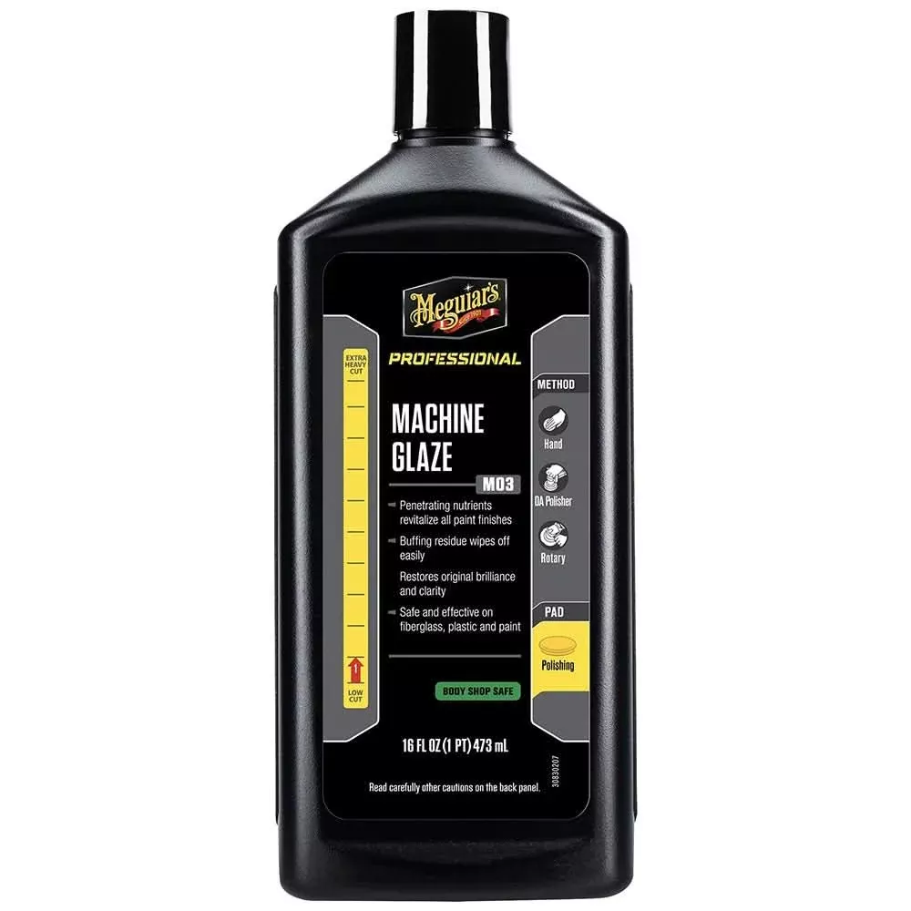 Meguiar’s Professional Machine Glaze – 16oz for Restoring Gloss and Shine – M0316