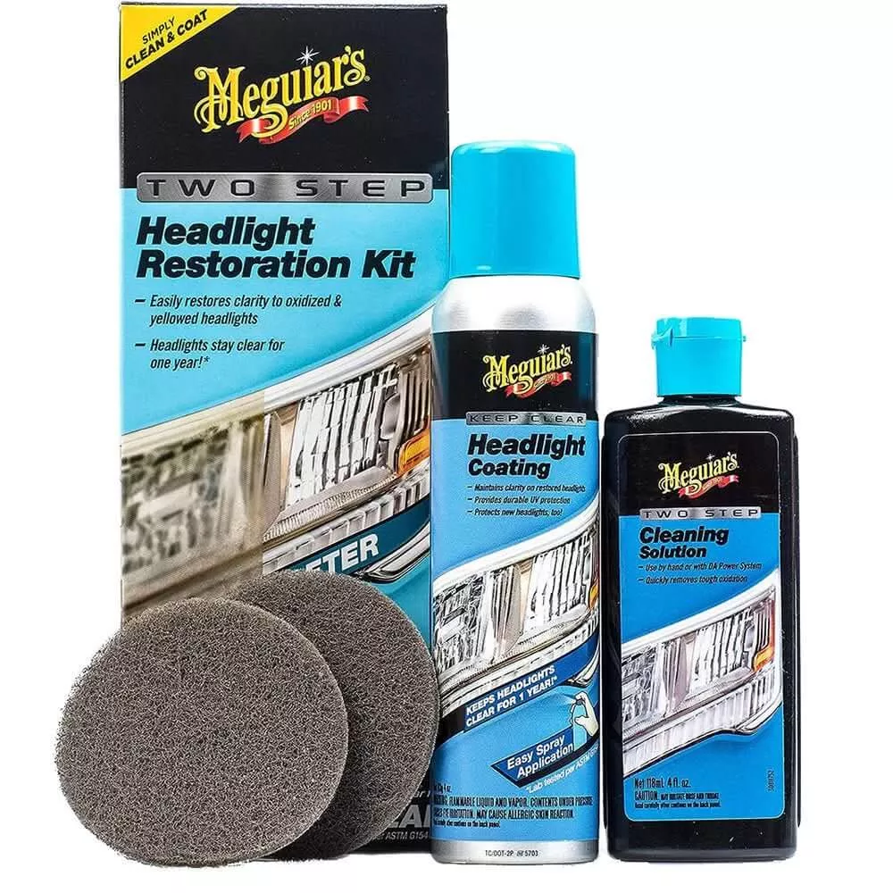 Meguiar’s Two-Step Headlight Restoration Kit – G2970 – G2970