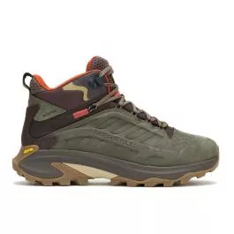 Merrell Men's Moab Speed 2 Leather Mid Waterproof Hiking Shoes