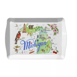 Merritt Designs Melamine Serving Tray - Michigan