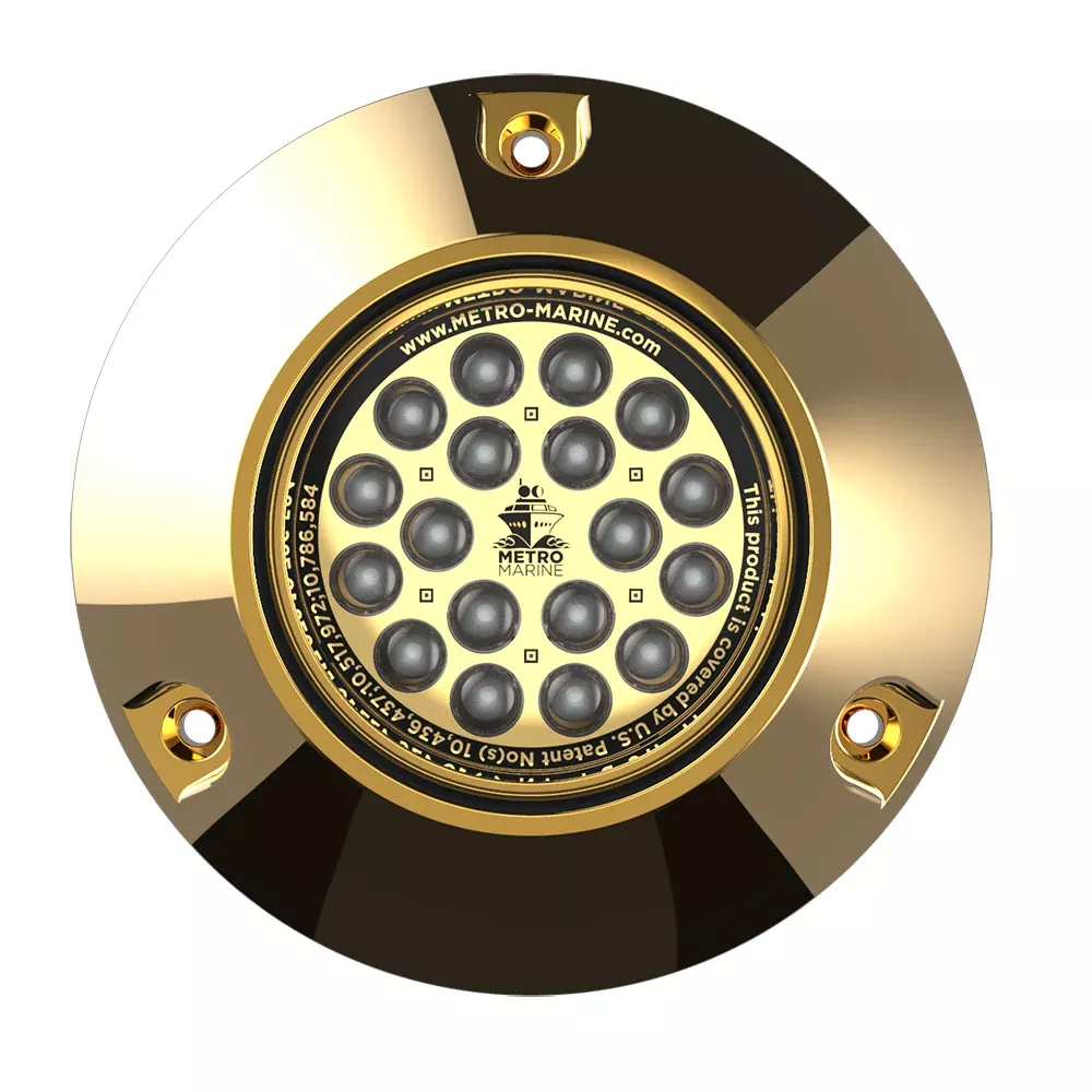 Metro Marine High-Output Submersible Underwater Light w/Intelligent Monochromatic LEDs - Blue, 90 Beam[F-BMR1-B3-90]