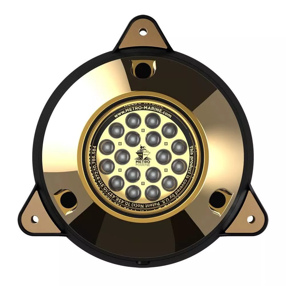 Metro Marine High-Output Surface Mount Underwater Light w/Intelligent Monochromatic LEDs – Blue, 45 Beam [F-SMR1-B3-45]