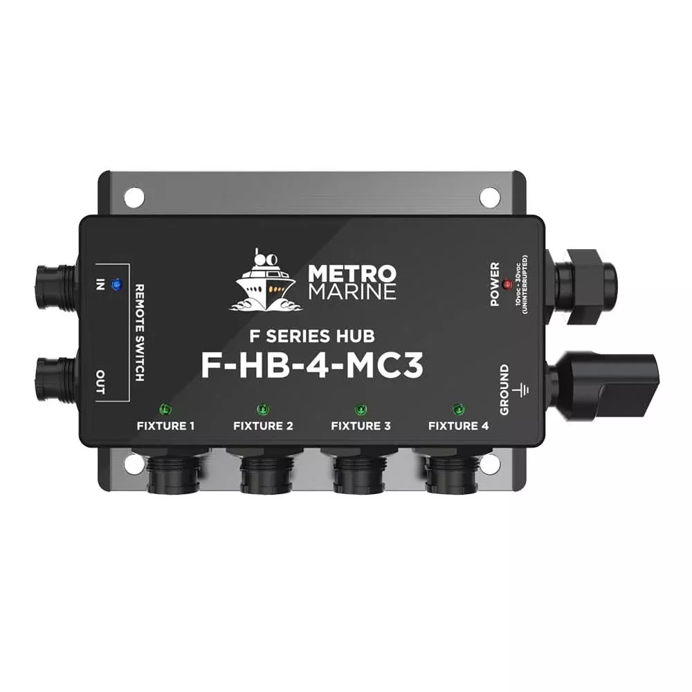 Metro Marine Single Color Hub – 4 Outputs – F-HB-4-MC3