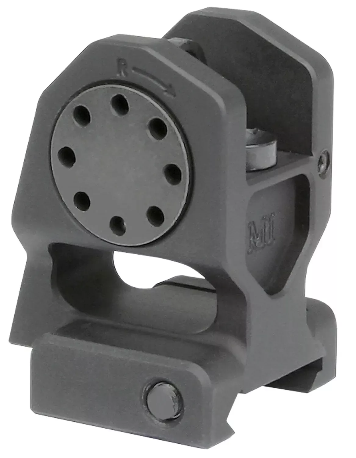 Midwest Industries Combat Rifle Fixed Sight Rear Black for AR-15, M16, M4
