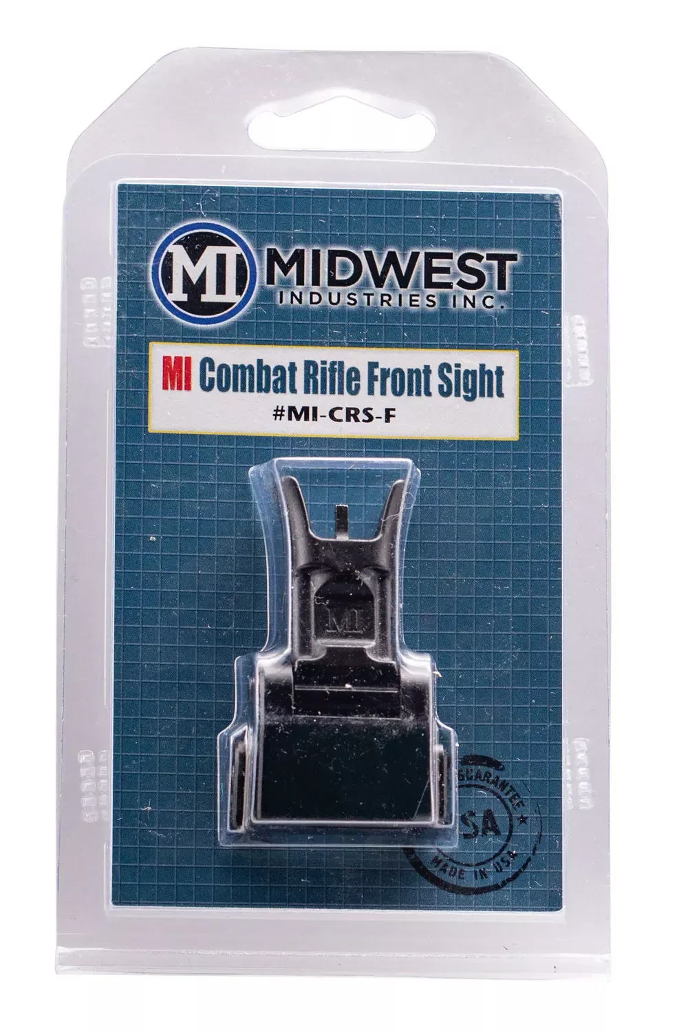 Midwest Industries Combat Rifle Flip Up Sight Front Black for AR-15, M16, M4