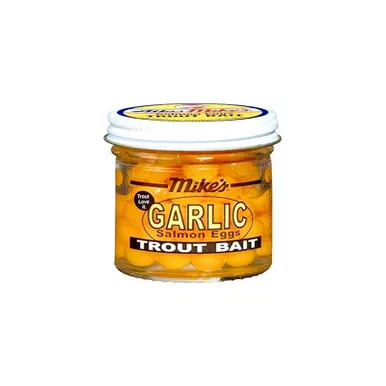Mike's Garlic Eggs 1.1 oz. Jar Yellow