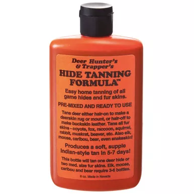 Minnesota Trapline HTF Trapper’s Hide Tanning Formula, 8 Ounce, Orange
