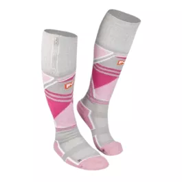 Mobile Warming Women's Premium 2.0 Merino Heated Socks - Pink - M