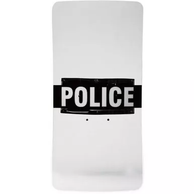 Monadnock Model 2036C Peacekeeper Riot Shield w/ Custom Molded Ambidextrous Handle, Clear, 20" x 36"