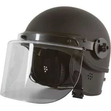 Monadnock TR1000 Non-Ballistic Polycarbonate Riot Helmet, Black