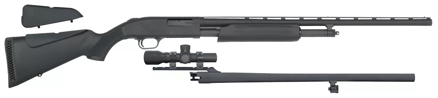 Mossberg 500 Field/Deer Pump 20 GA 5+1 24″/26″ Blued