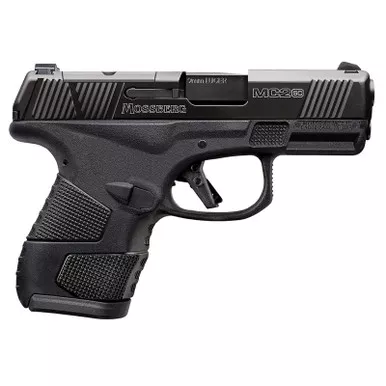 Mossberg MC2sc Optics Ready 9mm 3.4″ Barrel 3-Dot Sights Black 11 Rounds/14 Rounds