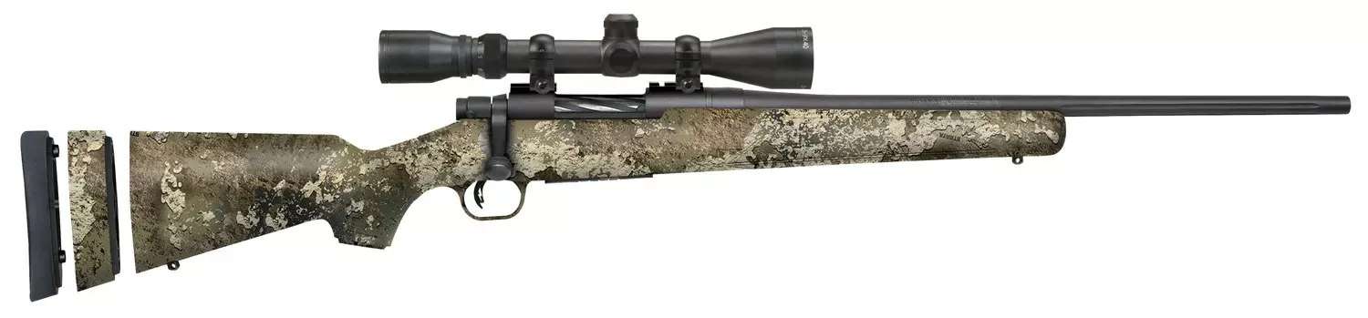 Mossberg Patriot Super Bantam 308 Win Caliber with 5+1 Capacity, 20″ Fluted Barrel, Blued Metal Finish