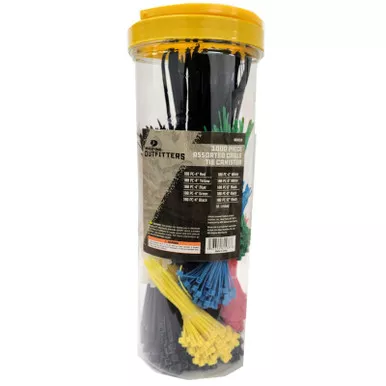 Mossy Oak Outfitters 1,000 Piece Assorted Cable Ties
