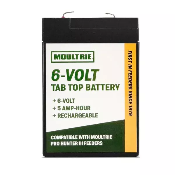 Moultrie 6V Tab-Top Battery (Rechargeable) #MFA-15120