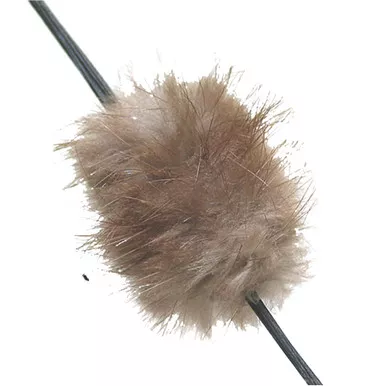 Mountain Man Furs Beaver Balls, Brown, 1 Pack