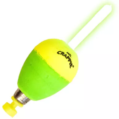 Mr. Crappie Iluminado 1 -1/2 Yellow/Green