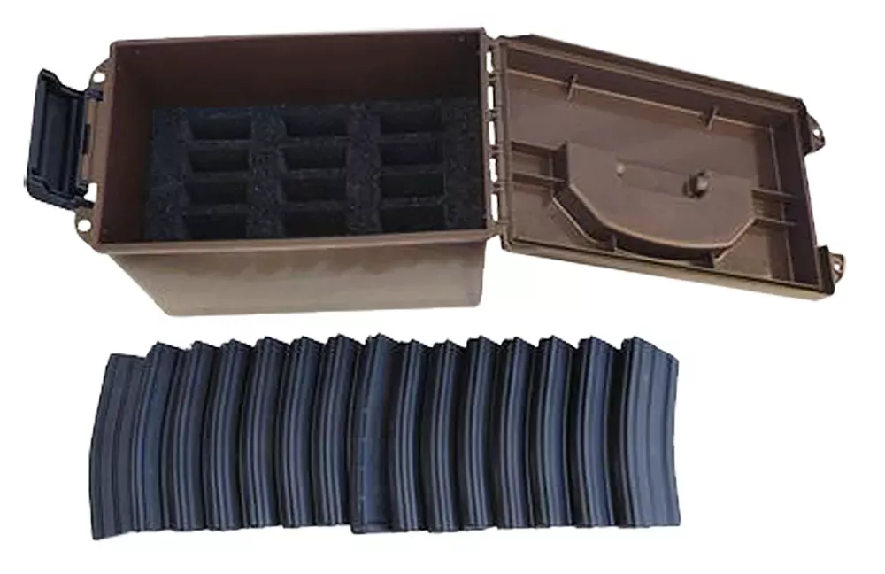 MTM Case-Gard Tactical Mag Can 5.56x45mm NATO AR Platform Flat Dark Earth Polymer