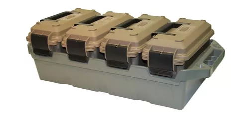 MTM Molded Products Company MTM 4-Can Ammo Crate #AC4C