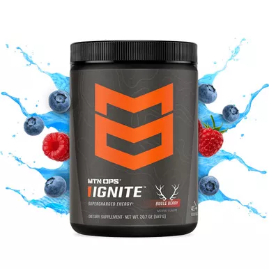 MTN OPS 1104640145 Ignite Bugle Berry, 21 Ounce, 45 Scoops