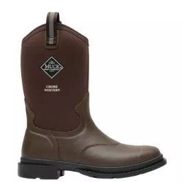 MUCK Women's Chore Western 12" Mid Boot - Dark Brown - 6