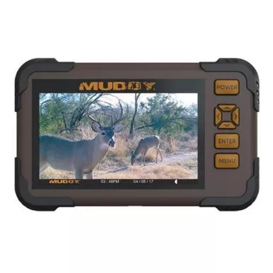 Muddy CRV43 HD SD Card Viewer 4.3″ LCD Screen 1080P AA Batteries Polymer Brown