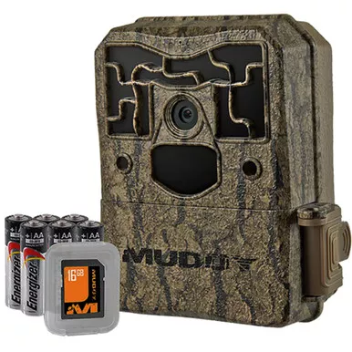 Muddy Outdoors MUD-MTC20VK Pro Cam, 20 Bundle Batteries & SD Card, 20 MP, 720 Video, 30FPS, Camo