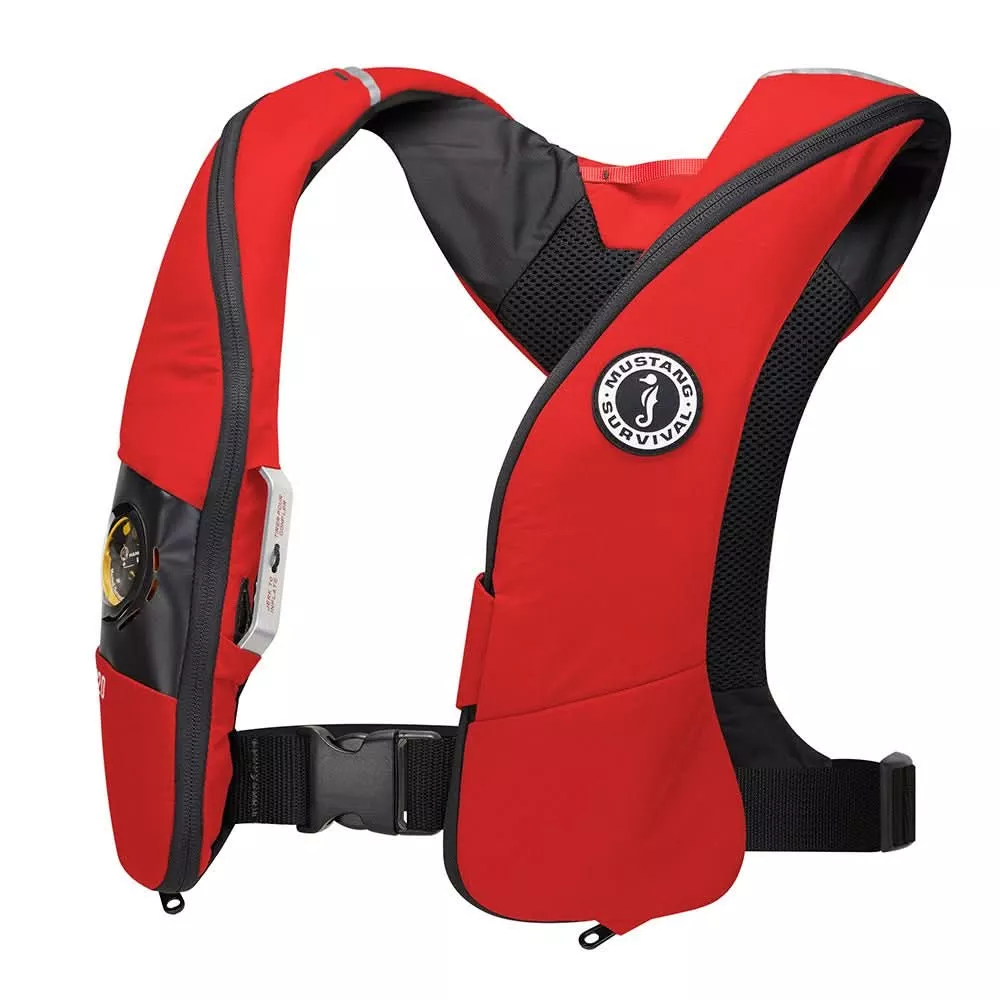 Mustang Elite 120 Coastal Inflatable PFD – Red – MD5170-4-0