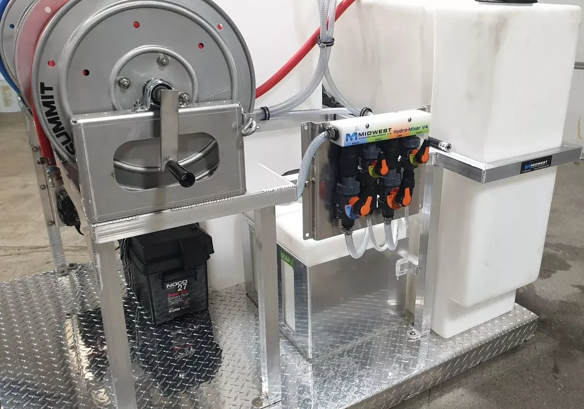 MWE Cyclone Soft Wash Skid System | Gallon Capacity 55 & 100 | Flow Rate 7.0 GPM