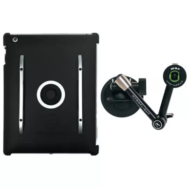 MYGOFLIGHT Flex Suction Sport Mount With MYGOFLIGHT Kneeboard and Mountable iPad Mini 6 Case