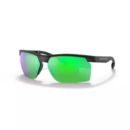 Native Eyewear Ridge Runner - Matte Black - Green Reflex - Premium Polarized Lenses