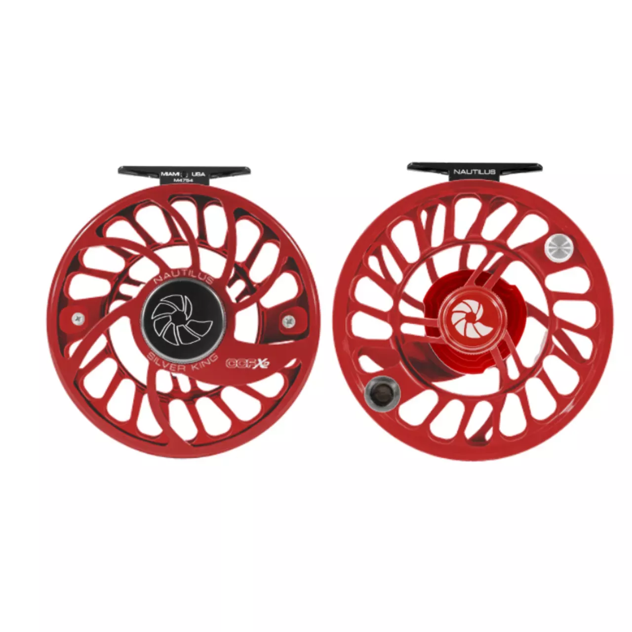 Nautilus CCF-X2 Series Fly Reel - 6-8 Wt Red