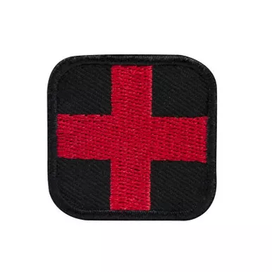 NcStar CVPAID First Aid Patch 1.5" - Red w/ Black Trim