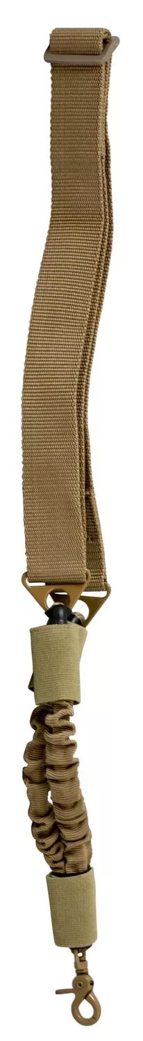 NcStar Single Point Sling1.50" W x 44"-60" L Adjustable Bungee Tan Nylon