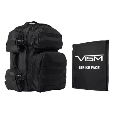 NcStar Tactical Backpack w/ Ballistic Soft Panel Rectangle Cut - 10" x 12"