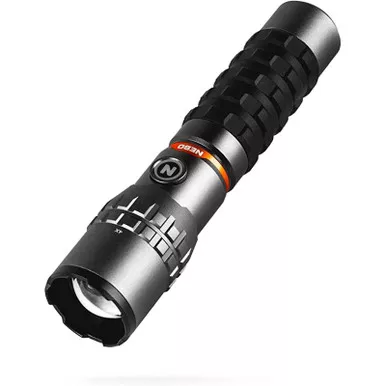 NEBO Slyde Rechargeable Flashlight with Work Light | Rechargeable Flashlight with 4 Light Modes and a Magnetic Base
