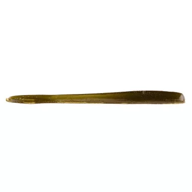 NETBAIT CRUSH WORM 3.75" BAITFUEL INFUSED Green Pumpkin 3"