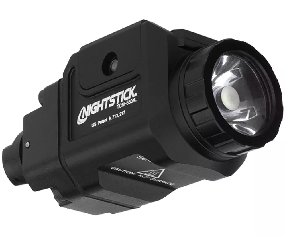 Nightstick Compact Pistol Weapon Light Black 550 Lumens