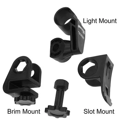 Nightstick HMC7 Multi-Angle Helmet Mounting Clip for Slot or Brim