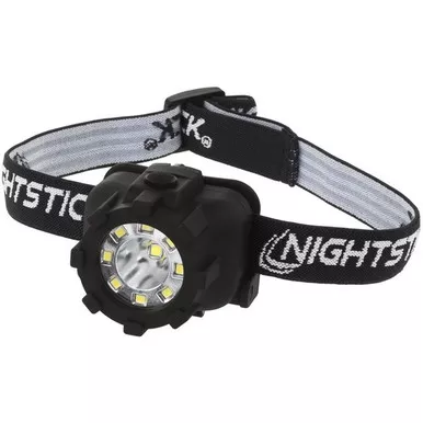 Nightstick NSP-4604B Dual-Light LED Headlamp, 3 AAA Batteries, 100 Lumens