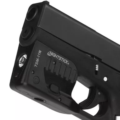 Nightstick TSM-11W Subcompact Weapon Light w/ White Laser for Glock 42 43 43X 48